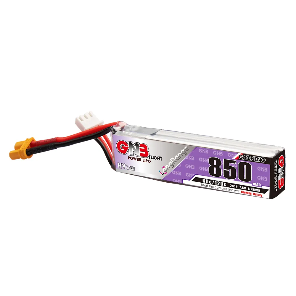 GAONENG GNB LiPo Battery 850mA - Drone Kit Racing 评论和价格
